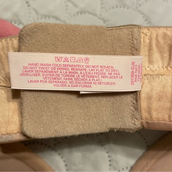 Victoria’s Secret Nude Strapless Push Up Bra, 34D - Picture 4 of 4